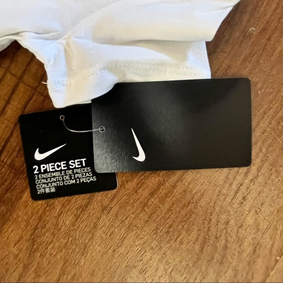 NWT Nike 2 piece baby toddler outfit 12 months SS T-shirt shorts goal - Picture 5 of 7